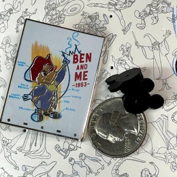Disney Ben Mouse Trading Pin Ink Paint 1953 Lapel Pin Brooch Accessories Jewelry - Picture 2 of 5